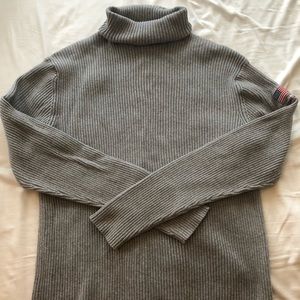 Polo Ralph Lauren Grey Turtleneck Sweater